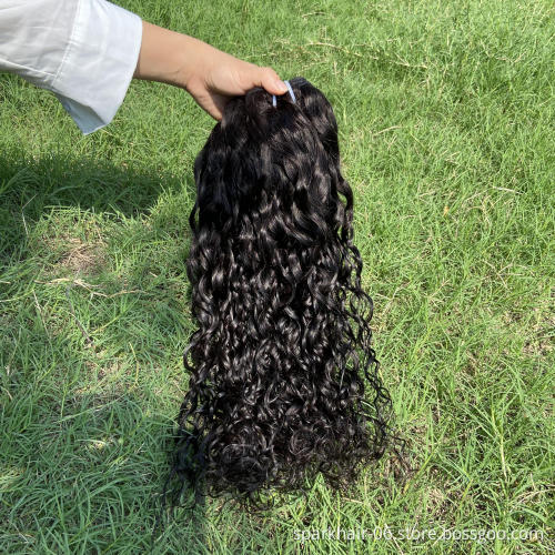 10A Indian Peruvian Brazilian Cuticle Aligned Hair 4 Bundles Raw Virgin Human Hair Vendors Water Wave Hair Extensions